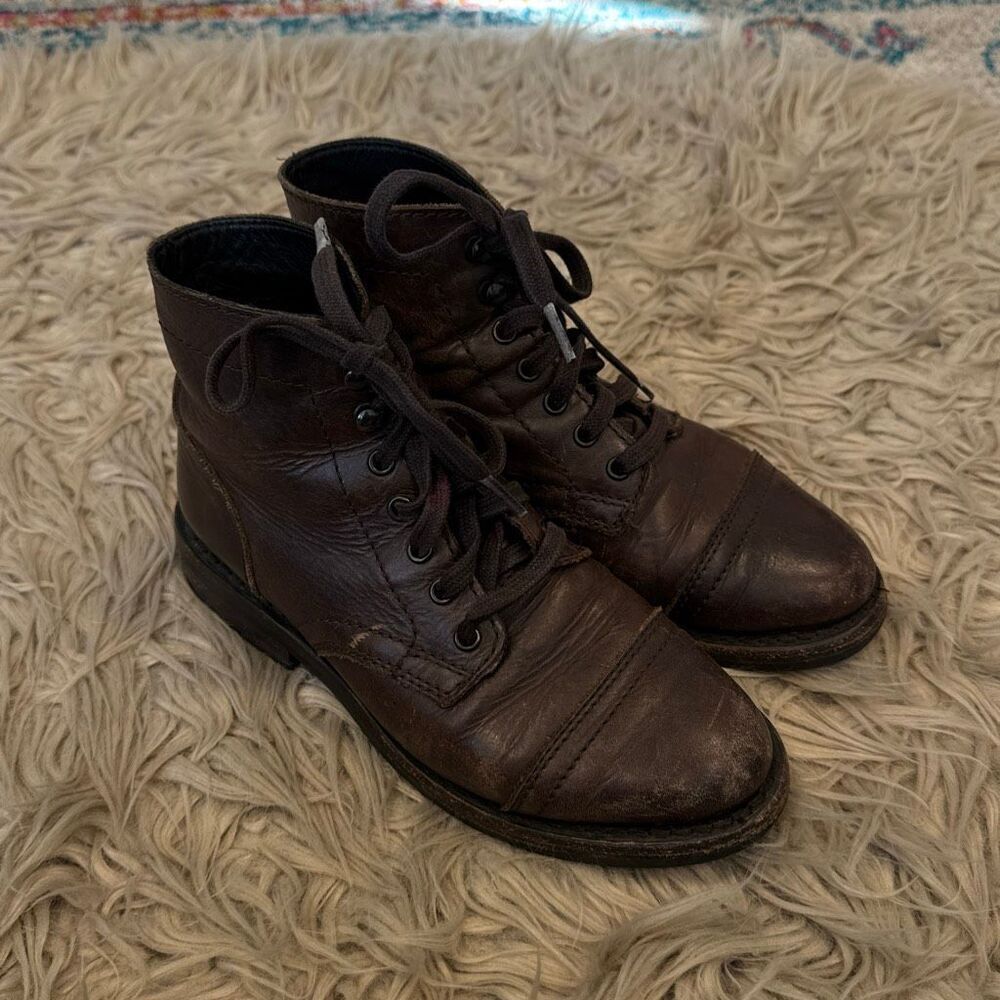 Thursday Boot Company lace up leather boots size 5.5 - Picture 12 of 12